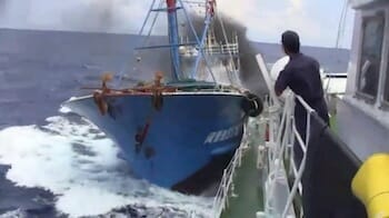 Chinese fishing boat