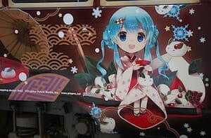 Snow miku tram 2013 / *nog