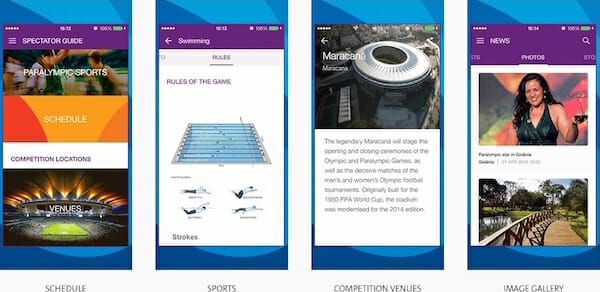 Rio 2016 Mobile App : PT/EN/ES/FR