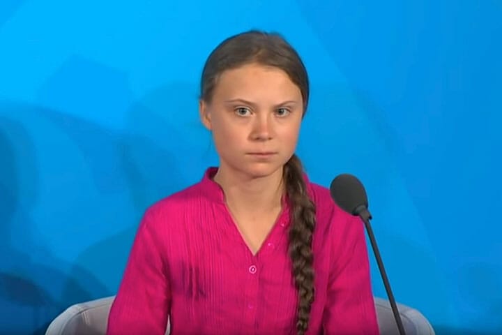 Greta Thunberg at Climate Action Summit 2019