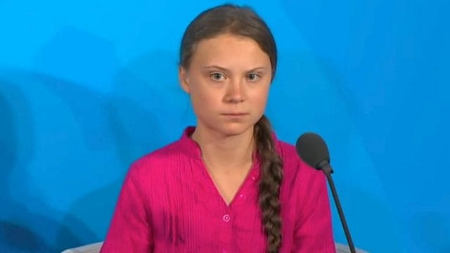 Greta Thunberg at Climate Action Summit 2019