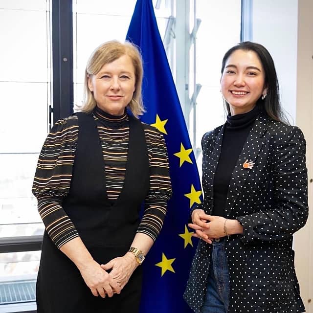 Věra Jourová and Shiori Ito