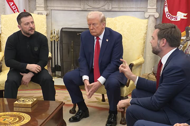 President Trump, Zelenskyy and JD Vance